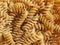 Wholemeal fusilli pasta food