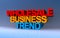 Wholesale business trend on blue