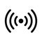 Wi fi  - black vector icon. signal icon