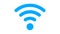 Wi-fi flat icon in PNG format with ALPHA transparency channel