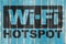 Wi Fi hotspot sign
