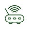 Wi fi icon. Drop shadow wi fi router icon. Wireless internet access device