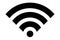 Wi-Fi sign icon. Network signal symbol. Vector