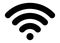Wi-Fi sign icon. Network signal symbol. Vector