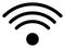 Wi-Fi Source Flat Icon Raster