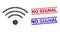 Wi-Fi Source Star Mosaic and No Signal Distress Seal Stamps