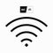 Wi Fi wave internet signal symbol vector icon