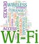 Wi-fi wordcloud