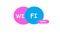 Wi-Fi zone logo - in stock. Animation