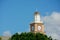 Wichita State University in Wichita, Kansas, Morrison Hall Clock Tower on a Sunny Day