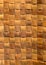 Wicker background from birch bark strips. Natural material. Texture of inner layers of birch bark of different colors