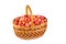 Wicker basket with crab apples