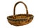 Wicker basket with path