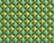 Wicker of bright  greenish and golden checkered mesh squares