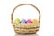 Wicker easter basket