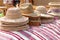 Wicker hats at the fair masters