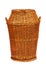 Wicker laundry basket