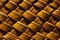 Wicker natural leather background