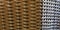 Wicker / Rattan seamless texture with two light sources