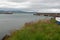 Wicklow Ireland Harbor - Jetty Breakwater Wall and Lighthouse