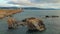 Wicklow Ireland North Harbor Pier Breakwater Jetty Wall and Lighthouse