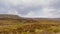 Wicklow mountains with peatland on a cloudy day