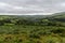 Wicklow way landscape in a cloudy day