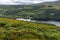 Wicklow way landscape Lough Dan Lake in a cloudy day