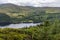 Wicklow way landscape Lough Dan Lake in a cloudy day