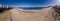 Wide 180 degrees panorama of Ipanema beach