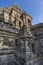 Wide Angle corner view of Candi Siwa Shiva Temple in Prambanan temple complex.