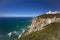 A wide angle image of the famous cabo da roca Cape Roca, Portugal