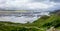 Wide angle landscape panorama in Iceland