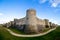 Wide angle of the medieval ramparts of the city of Provins