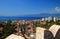 Wide angle panorama of sunny Rijeka with Adriatic Sea Croatia