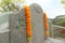 Wide angle shot of Chinese graveyard on Tomb sweeping day in at Jing Gung Cemetery