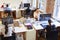 Wide Angle View Of Busy Design Office With Workers At Desks