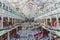 Wide-angle view of the interior of Stephen`s Green shopping cent