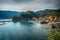 Wide angle view of Monterosso, Italy