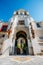 Wide angle view of Portal el Perdon or the Door of Forgiveness of the Seville Cathedral