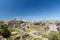 Wide angle view of the Roman Forum, Rome, Italy