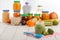 Wide assortment of baby foods