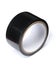 Wide black adhesive tape roll