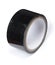 Wide black adhesive tape roll