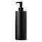 Wide Black cleanser dispenser pump cosmetic bottle