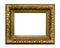 Wide bronze wooden picture frame cutout
