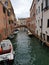 Wide canal in venice