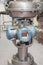 Wide cast steel control valve for industrial applications