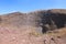 Wide crater of Vesuvius Volcan near Naples in Italy