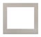 wide flat gray passe-partout for picture frame